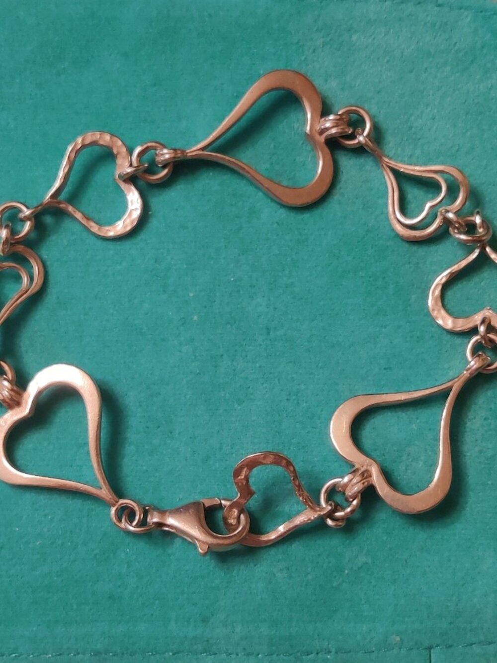 Vintage 925 Silver Retired Silpada "Spread the Love" B1701 Bracelet